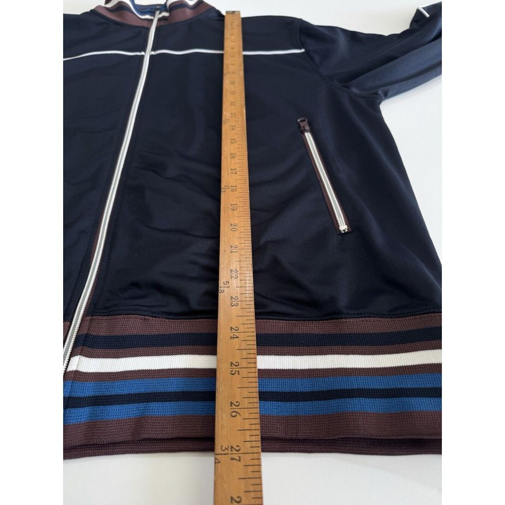 Vintage Eighty Eight Sport‎ Track Jacket Sweater Full Zip Striped Mens XL - Picture 5 of 6